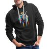 Image of Men's Elephant x Crown Hoodie - black