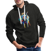Image of Men's Elephant x Crown Hoodie - charcoal grey