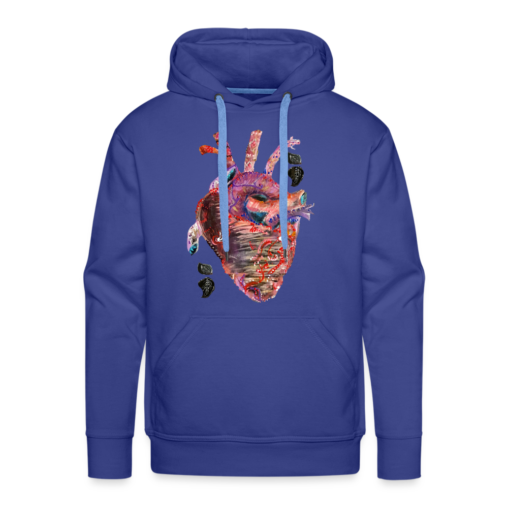 Heart Beat Men's Hoodie - royal blue