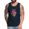 Image of Men’s Heart beat Tank - deep navy