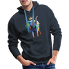 Image of Men's Elephant x Crown Hoodie - navy