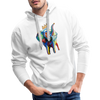 Image of Men's Elephant x Crown Hoodie - white