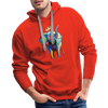 Image of Men's Elephant x Crown Hoodie - red