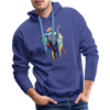 Image of Men's Elephant x Crown Hoodie - royal blue