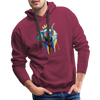 Image of Men's Elephant x Crown Hoodie - burgundy