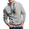 Image of Men's Elephant x Crown Hoodie - heather grey