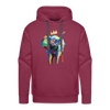 Image of Men's Elephant x Crown Hoodie - burgundy