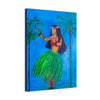 Image of Hula Dancer Canvas Print