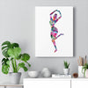 Image of Holi Hai Dancer Canvas Print
