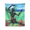 Image of Lotus Hand and Dancer Wall Tapestry