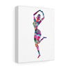 Image of Holi Hai Dancer Canvas Print