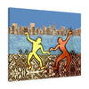 Image of City Dancers Canvas Print