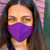 Image of Two-toned Purple Fitted Face Mask