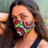 Image of African Print Fitted Face Mask