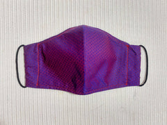 Two-toned Purple Fitted Face Mask
