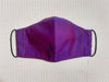 Image of Two-toned Purple Fitted Face Mask