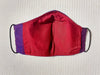 Image of Two-toned Purple Fitted Face Mask