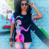 Image of Holi Hai Dancer Women's Cut & Sew Tee
