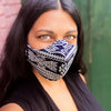 Image of Denim Tribal Print Face Mask