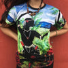 Image of Lotus Hand and Dancer Women's Cut & Sew Tee