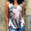 Image of Elephant Women's Racerback Tank