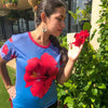 Image of Hibiscus Women's Cut & Sew Tee