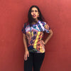 Image of Desi Print Women's Cut & Sew Tee