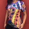 Image of Desi Print Women's Cut & Sew Tee