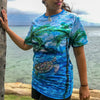 Image of Maui Turtle Unisex Cut & Sew Tee