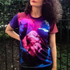 Image of Red Apsara Women's Cut & Sew Tee