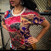 Image of Desi Patchwork Women's Cut & Sew Tee