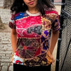 Image of Desi Patchwork Women's Cut & Sew Tee