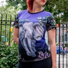 Image of Elephant Women's Cut & Sew Tee