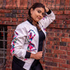 Image of Holi Dancer Bomber Jacket (White)