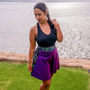Image of Bespoke Purple Jungle Skirt