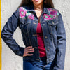 Image of Spring Flowers Denim Jacket