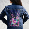 Image of Spring Flowers Denim Jacket