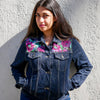 Image of Spring Flowers Denim Jacket