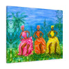 Image of Puerto Rican Dancers Canvas Gallery Print