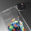 Image of Elephant X Crown Phone Case (Clear Cases)