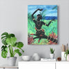 Image of Lotus Hand and Dancer Canvas Print