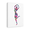 Image of Holi Hai Dancer Canvas Print