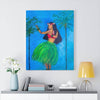 Image of Hula Dancer Canvas Print