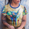 Image of Elephant X Crown Women's Cut & Sew Tee
