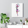 Image of Holi Hai Dancer Canvas Print