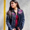Image of Spring Flowers Denim Jacket