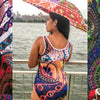 Image of Desi Folk Print Classic One-Piece Swimsuit