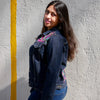Image of Spring Flowers Denim Jacket