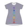 Image of Elephant Chakra T-shirt Dress