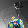 Image of Elephant X Crown Phone Case (Clear Cases)